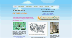 Desktop Screenshot of martinenergetics.com